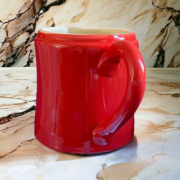 Sur la table Italy Red Rooster Chicken Water Pitcher Utensil Holder - Picture 3 of 7